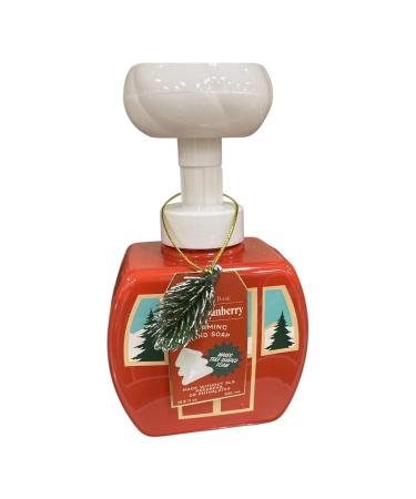 Holiday Foaming Hand Soap Cranberry Scent with Tree Ornament SLS-Free 16.9 fl oz - Buy Online on GoSupps.com