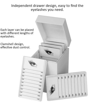 5-Layer Eyelash Storage Box - Perfect Makeup Organizer & Gift for Friends | International Shipping - Buy Online on GoSupps.com