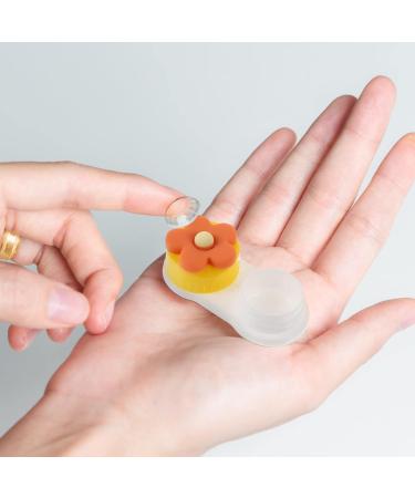 HEALLILY 6pcs Plastic Contact Lens Storage Case - Travel-Friendly Soaking Container for International Use - Buy Online on GoSupps.com