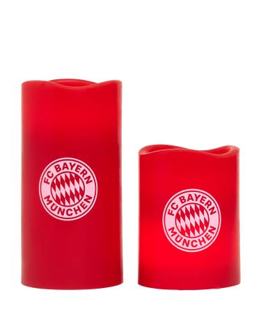 FC Bayern Munich Led Candle 2 Set Red