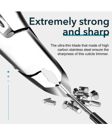 Professional Stainless Steel Cuticle Nippers - 7mm Full Jaw Cuticle Trimmer for Nails | Manicure Tool - Buy Online on GoSupps.com