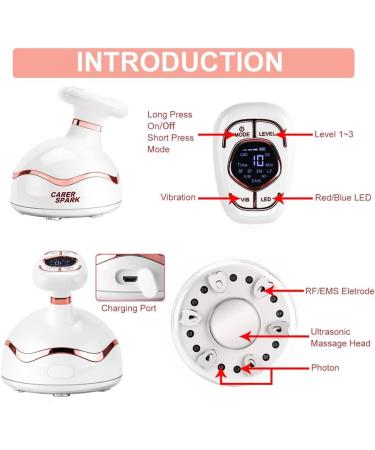 Ultrasonic Cavitation Beauty Device Ultrasound Cavitation Massager with HD Screen Radio Frequency Body Shaper for Shaping Lifting and Tightening Your Skin - Buy Online on GoSupps.com