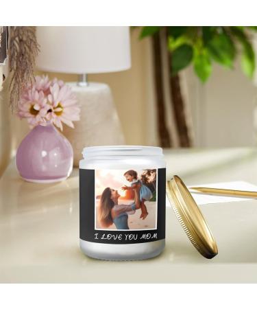 Personalized Scented Candles with Photo | Custom Vanilla Soy Candles for Mother's Day Gifts | Best Mom Ever Candle for Women - Buy Online on GoSupps.com