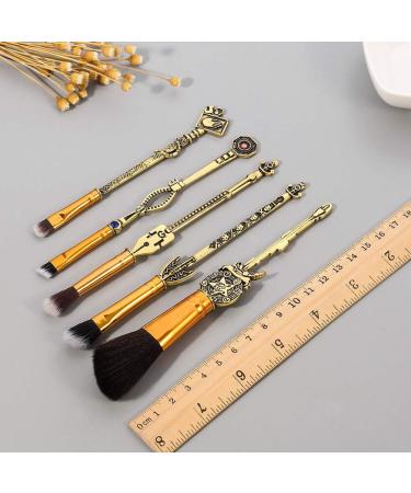 Emowpe Makeup Brush Set - 5-Piece JoJo's Bizarre Adventure with Eye Lip & Powder Brushes & Storage Bag | International Shipping Available - Buy Online on GoSupps.com