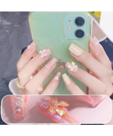 3D Aurora Bow Nail Charms - 72PCS Colorful Resin Bowknots for Nail Art Design - DIY Nail Jewelry Supplies - Buy Online on GoSupps.com