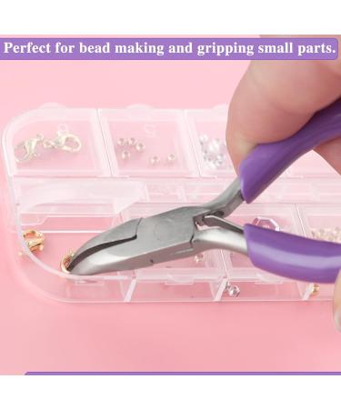 3-Inch Mini Bent Chain Nose Pliers - Precision Jewelry Making and Crafting Tool - Buy Online on GoSupps.com