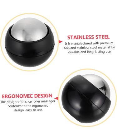 Gleavi 5-St Hand Massage Ball - Portable Deep Tissue & Ice Roller Massager for Fasciitis & Trigger Points - Dual Purpose Fitness Device - Buy Online on GoSupps.com