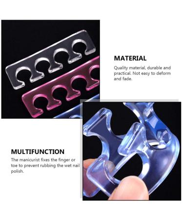 Minkissy Silicone Dots Nail Cap Toe Separator - Foot Finger Distance Holder for Perfect Pedicure | Gel Protective Equipment - Buy Online on GoSupps.com