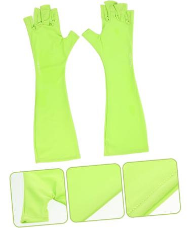 Beavorty 1 Pair Nail Gloves Gloves UV Lamp Gloves Gel Manicure Gloves Nail Art Gloves Manicure Accessories Oveglove Sun Protection Polyester Mj03 Apparel Green Manicure Art Gloves 25X9X0.4CM - Buy Online on GoSupps.com