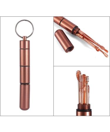 Stainless Steel Portable Ear Cleaning Set with Storage Box - Ear Wax Remover for Dry or Damp Earwax - Anti Slip Design (Black) - Buy Online on GoSupps.com