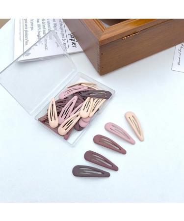 30 Cute Matte Hair Clips for Girls | Multi-Colored Hair Accessories with Box | Perfect for Fine & Thick Hair - Buy Online on GoSupps.com