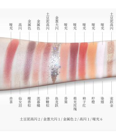 Catkin Eyeshadow Palette - 9 Colors, Matte & Shimmer, Highly Pigmented, Natural Bronze Neutral Shades - Buy Online on GoSupps.com