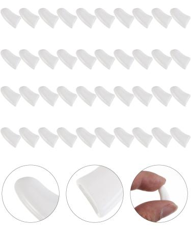 UKCOOCO Cat Claw Nail Caps - 40 White Covers for Cat & Dog Claw Protection | Durable Safe & Comfortable - Buy Online on GoSupps.com