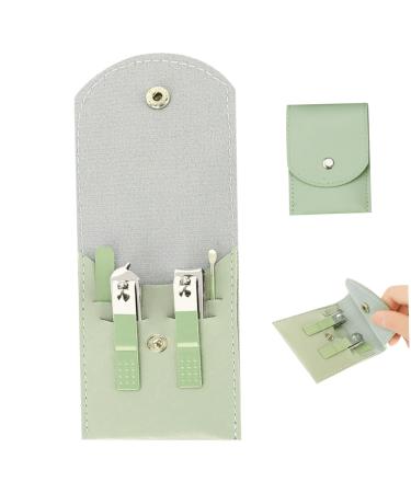 Nail Clipper Set Carbon Steel Fingernail Clipper Set 4 in 1 Portable Nail Clipper Kit with Travel Cover Professional Sharp Nail Care Kit for Manicure Pedicure