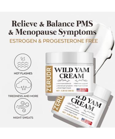Wild Yam Cream for Hormone Balance - Dr. Barbara's Organic Menopause Support Cream for Hot Flashes & Night Sweats Relief - 100G - Buy Online on GoSupps.com