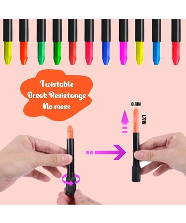 Glow in The Dark UV Black Light Body Paint Kit - 12 Colors for Halloween, Parties & Events - Buy Online on GoSupps.com