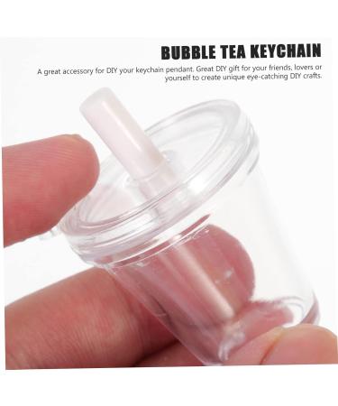Anneome 1 Set Mini Pearl Milk Tea Phone Accessories Key Chain Making Kit Pearl Tea Pendant Charm Decorate - Buy Online on GoSupps.com