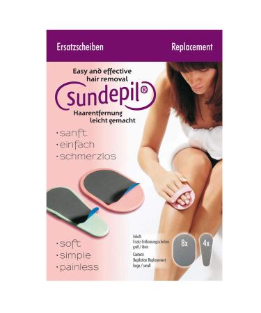 Original Sundepil with Replacement Discs - Pink | Best Hair Removal Solution for Smooth Skin - Shop Internationally - Buy Online on GoSupps.com
