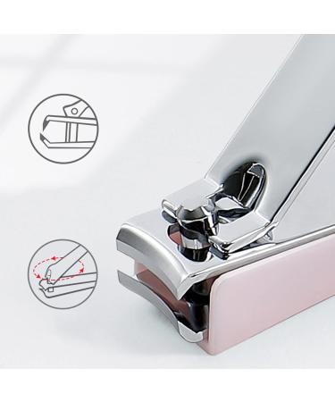 HCHGJKN Nail Clippers Carbon Steel Round Tail Nail Clippers Portable Folding Anti-splash Single Nail Clippers Multifunctional Nail Clippers(Clear) - Buy Online on GoSupps.com