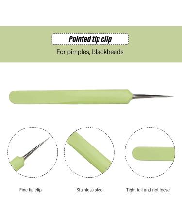 Qukaim Blackhead Remover Needle Set Stainless Steel Pimple Extractor Needles Set Blackheads Remover Tool for Skin Care - Buy Online on GoSupps.com