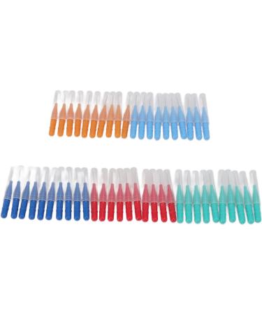 Akozon 50pcs Toothpicks & Interdental Brushes - Premium Oral Health Teeth Cleaning Tools for Fresh Breath & Dental Care - Buy Online on GoSupps.com