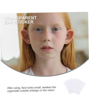 Elf Ear Stickers - Clear Earrings 6 Sheets for Ear Lobe Support | Transparent Cosmetics Ear Tape - White 4X1.5X0.1CM - Buy Online on GoSupps.com