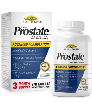 Real Health Prostate Formula with Saw Palmetto 270-Tablets by EMERSON HEALTHCARE