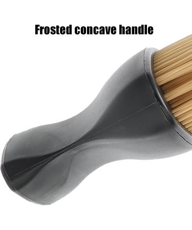 Neck Duster Brush Soft Comfortable Neck Face Duster Professional Frosted Concave Handle for Long Term Use(light yellow) - Buy Online on GoSupps.com