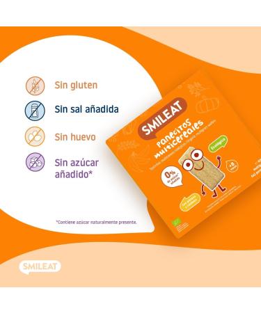 Smileat Cereal Muffins with Banana and Organic Pumpkin 60 g - Buy Online on GoSupps.com