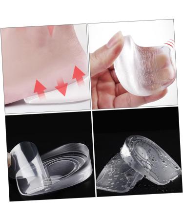 FOMIYES Height Increasing Insoles - 4 Pairs Invisible Gel Shoe Inserts for Men | Boost Comfort & Elevate Your Style - Buy Online on GoSupps.com