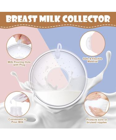 Buy Aolso Breast Bowls - 2PC Silicone Milk Collector & Nipple Protection BPA-Free Reusable Breast Shells - Buy Online on GoSupps.com