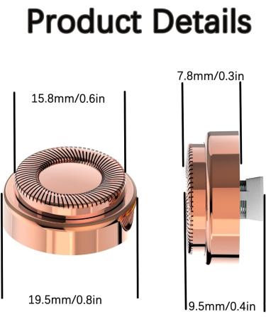 Flawless Generation 1 Facial Hair Remover Replacement Heads - Compatible with Finishing Touch Flawless Tool - Buy Online on GoSupps.com