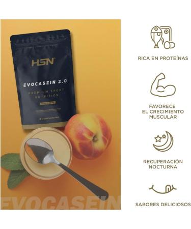  HSN HSN Micellar Casein Evocasein 2.0 Caribbean Vanilla 2 kg Ideal Sequential Protein Shake for Sleep | With Digezyme Enzymes | No Scoop Required | Non-GMO Vegan Gluten-Free - Buy Online on GoSupps.com