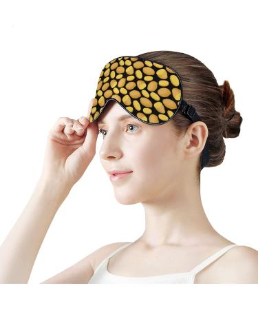 Vegetable Potato Sleep Mask for Women | Adjustable Eye Shades & Elastic Strap | Best Sleep Aid - Buy Online on GoSupps.com