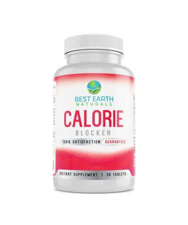 Best Earth Naturals Calorie Blocker Calorie Inhibitor with Chitosan Gymnema Sylvestre Vitamin C and More -30 Count