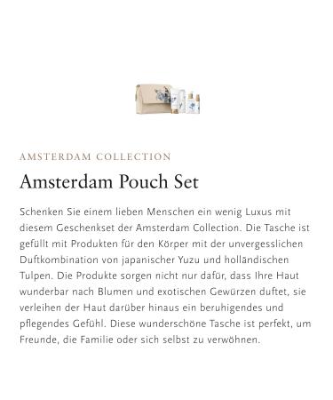Ritual Pouch Set Amsterdam Collection - Luxury Gift Set with Japanese Yuzu & Tulips | Perfect Gifts for Women - International Shipping Available - Buy Online on GoSupps.com