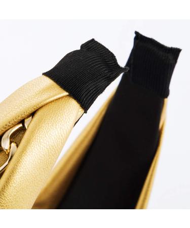 MNBD Fashion Headwrap - Vintage Sweet Women's PU Leather Bowknot Headband Hair Hoop in Black | Stylish & Trendy International Shipping - Buy Online on GoSupps.com