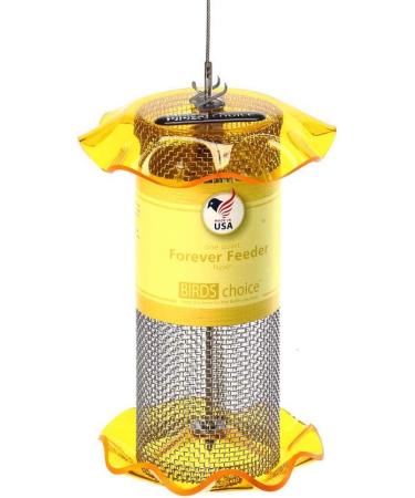 Birds Choice FF116A 1 Quart Yellow Bird Feeder - Premium Quality - Buy Online on GoSupps.com