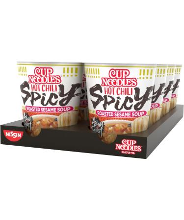 Nissin Cup Noodles - Hot Chili Spicy 8 Pack Japanese Style Instant Noodles with Chili Peppers Toasted Sesame and Vegetables Quickly Prepared in a Mug Asian Food (8 x 66g) - Buy Online on GoSupps.com
