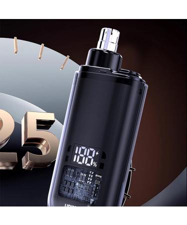 Walbest Nose Hair Trimmer for Men Portable Ear Nose Hair Trimmer for Women Type-C Rechargeable Trimmer with IPX7 Waterproof Multi-Functional Nose Ear Eyebrow Trimmer Detachable Head Black With Sc Black With Screen - Buy Online on GoSupps.com