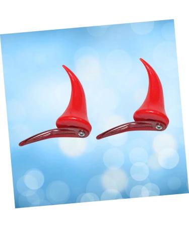 minkissy 4 Pairs Halloween Horns Clips Horns Clips Halloween Devil Headdress Halloween Headdress Clip Hair Clips Kids Hair Accessories Hairpins Headgear Clip Demon Child - Buy Online on GoSupps.com