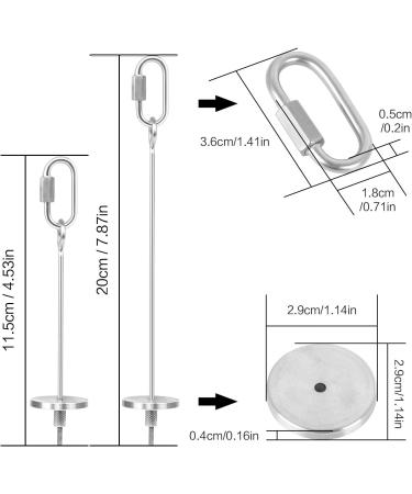 Jubaopen 2-Piece Stainless Steel Parrot Fruit & Vegetable Holder | Durable Bird Accessory for Feeding - Buy Online on GoSupps.com
