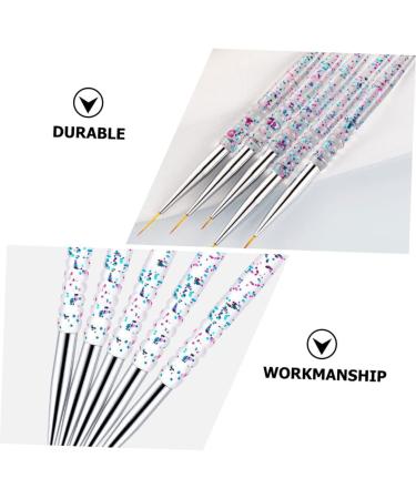 FRCOLOR Nail Accessories Nail art drawing Striping Nail Pens glitter nail art liner Manicure art es nail dotting tool nail art dot tool Acrylic human 3d nail Diamond Kits - Buy Online on GoSupps.com