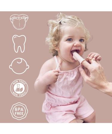 Ali+Oli Baby Oral Care Set (Blush) - Dual-Sided Finger Toothbrush, Tongue Cleaner, Protective Case - BPA-Free, Phthalate-Free, Lead-Free, Cadmium-Free, PVC-Free - Food-Grade Baby Care Products - Buy Online on GoSupps.com