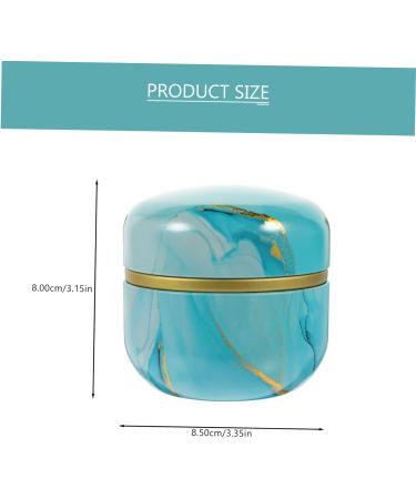 CYYHGD 2pcs Loose Powder Storage Box Dusting Powder Gift Tin Decorative Flower Tea Jar Tea Stash Candy Tin Puff Candy Decor Loose Powder Storage Jar Blue and White Porcelain Tinplate Food - Buy Online on GoSupps.com