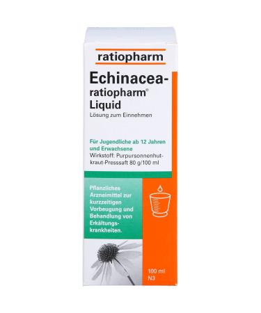 Echinacea-ratiopharm Liquid herbal immune stimulant 100 ml solution