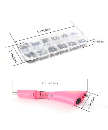 Bedazzler Kit with Hotfix Applicator | 2100 Crystal Rhinestones for Crafts & Customizing Clothing, Shoes, Accessories, Bags - Buy Online on GoSupps.com