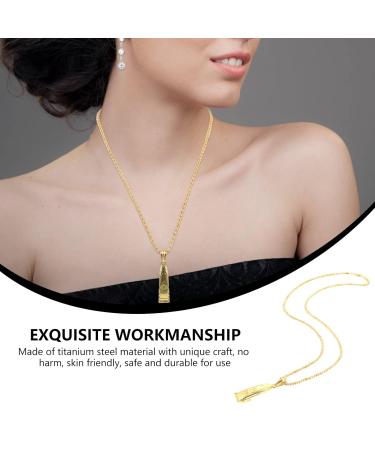 KALLORY Barber Shop Accessories | Women's Titanium Necklaces & Hairdresser Jewelry - Adjustable Choker & Long Chain Key Necklace for Christmas - Buy Online on GoSupps.com