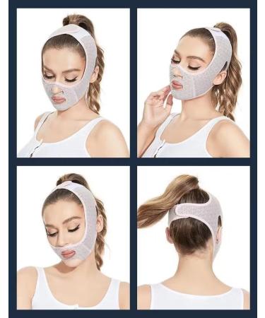 SOVILEE Beauty Face Sculpting Sleep Mask - V Line Shaping & Lifting Mask for Women - Double Chin Reducer & Facial Slimming Strap - Buy Online on GoSupps.com