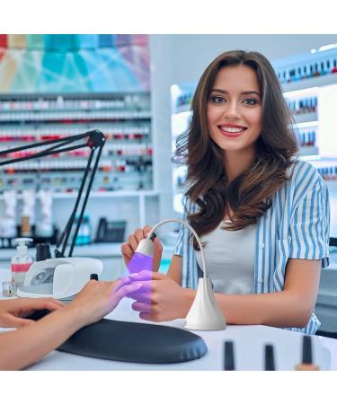 Mini Lotus Hands-Free LED UV Nail Lamp | Rotatable Quick Dry Curing Light for Home DIY & Salon Manicure - Buy Online on GoSupps.com